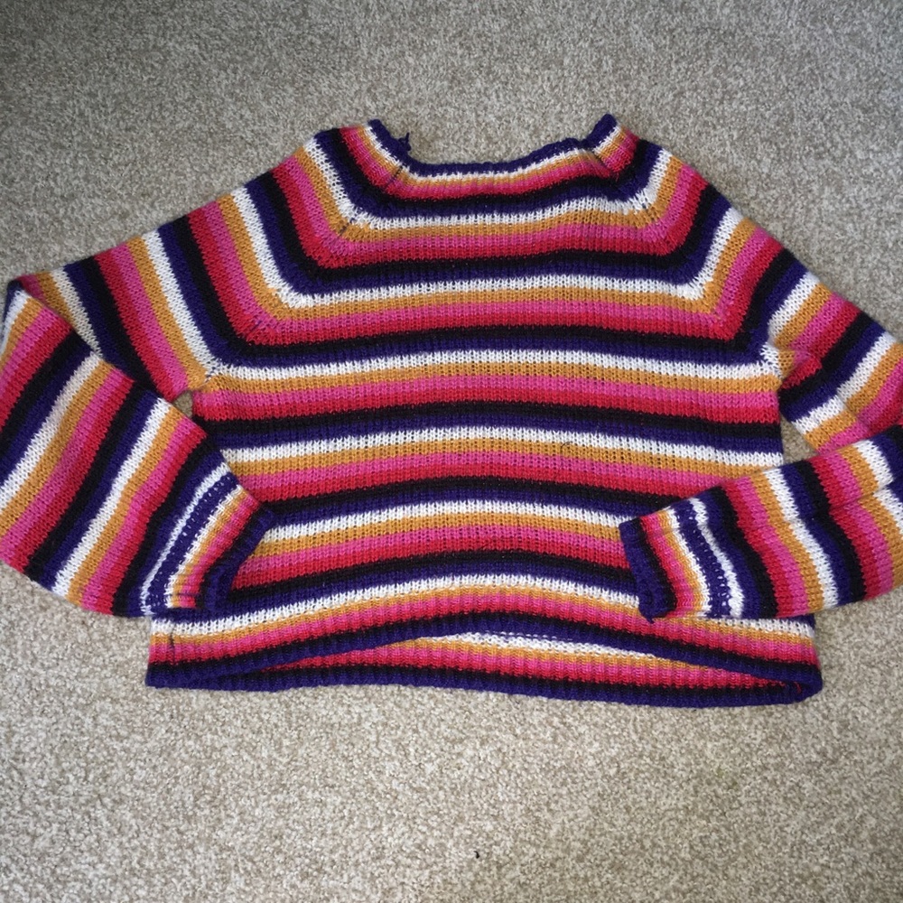 Crave Fame colorful crop top
